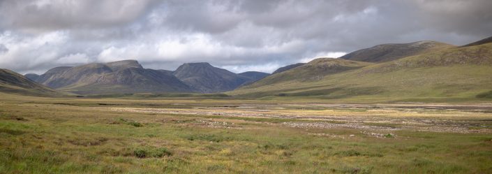 A Panoramic view of Scottish Mountains - David Anderson