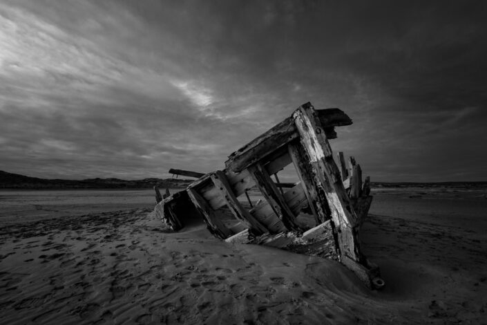 Shipwreck, Crow Point - Fine art by David Anderson