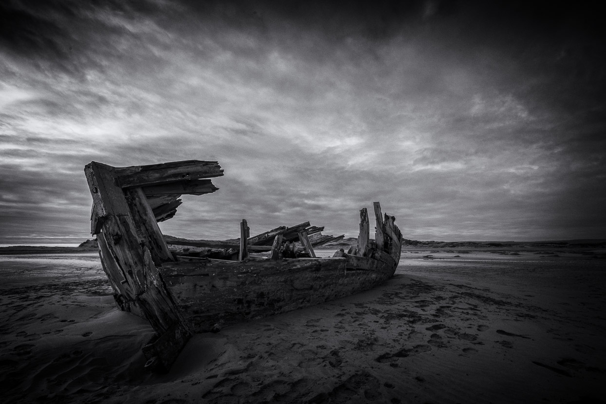 The shipwreck at crow point