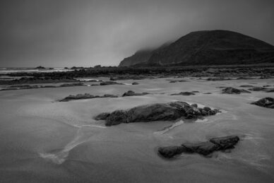 A Rainy Day at Welcombe Mouth Beach