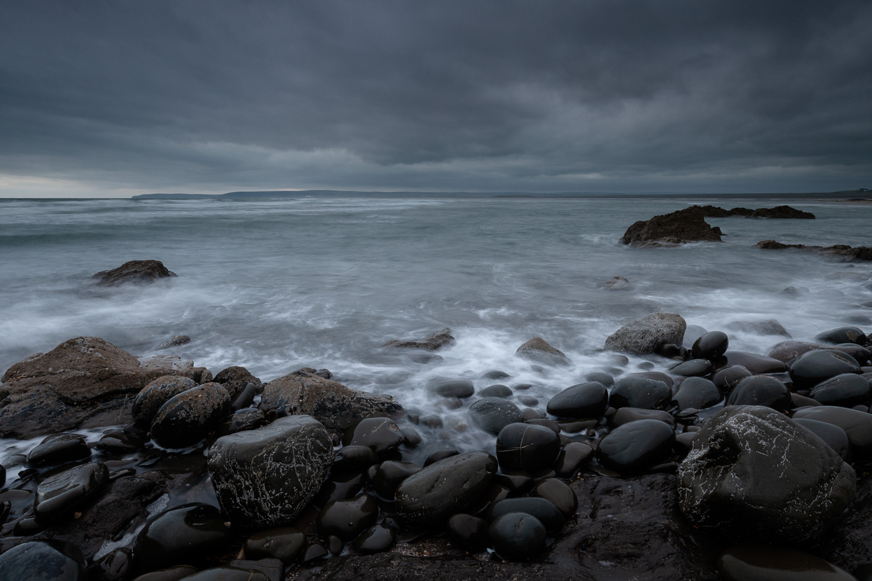 A Stormy Westward Ho! Seascape by David Anderson