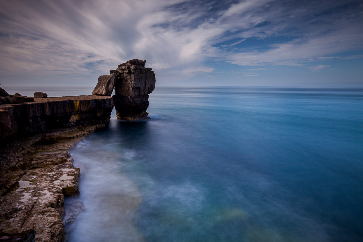 Long exposure of the pulpit rock