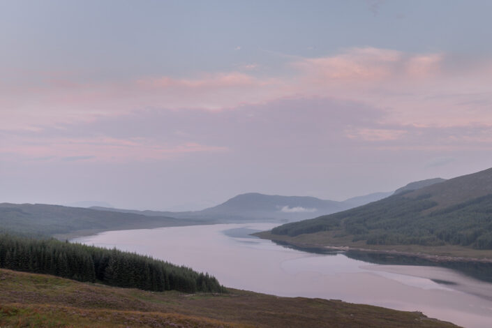 Dawn photography at Loch Loyne by David Anderson