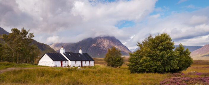 Blackrock cottage, glen coe panoramic Travel photography by david gibbeson