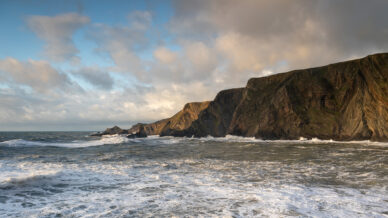 The Hartland Coastline in North Devon by David Anderson